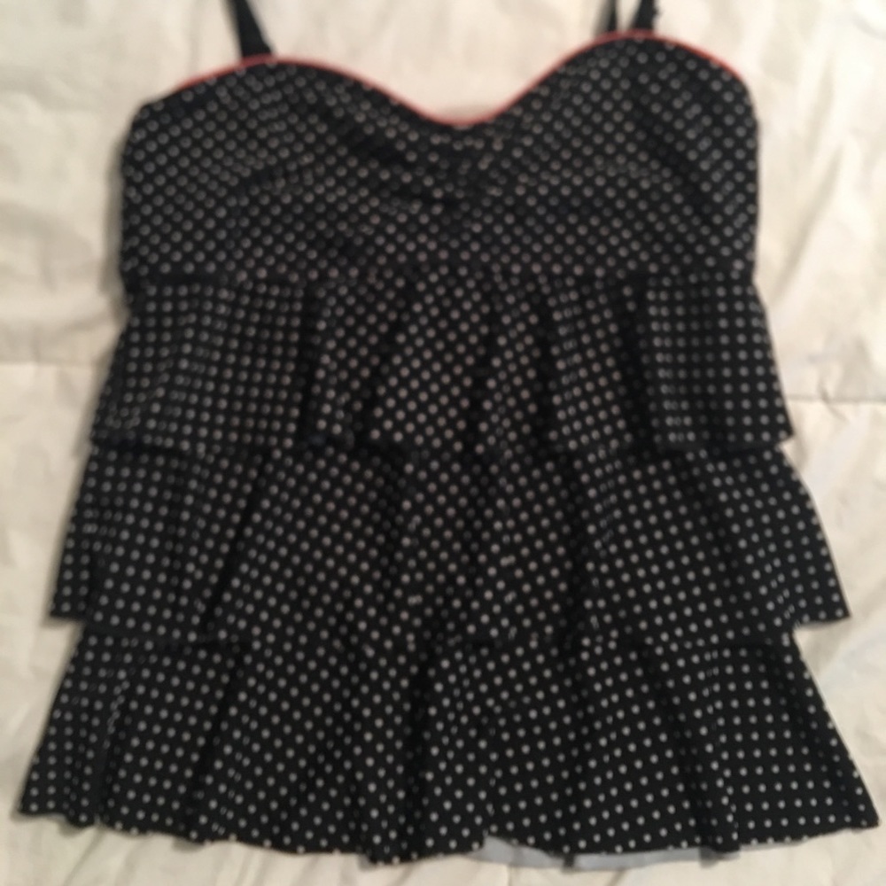 24 & Ocean Tankini Top Size L